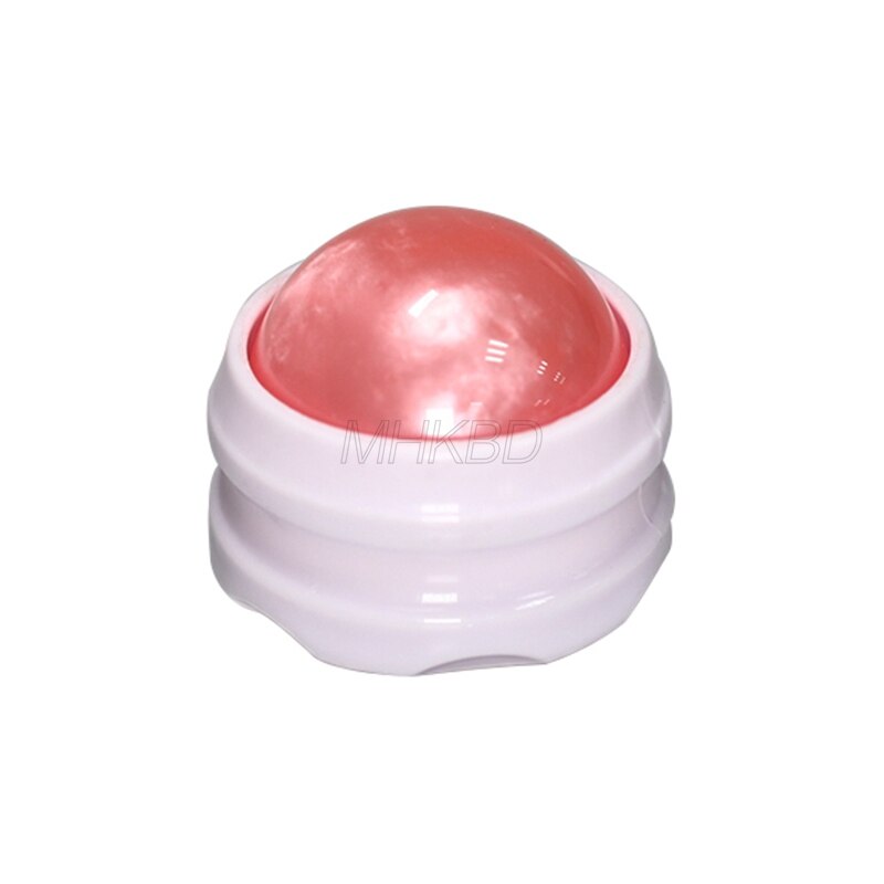 1 rodillo de bolas de masaje Manual muscular Control relajante músculos del cuerpo alivio del estrés Fitness aliviar la fatiga relajación herramientas: 1pc White Pink