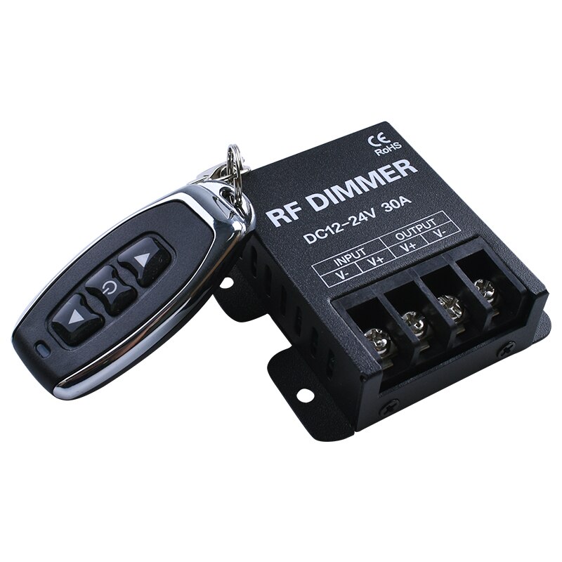 Led Dimmer 360w 12v 24v 30A Light Bar Lamp Light Box Dimmer Switch Controller: Remote Dimmer