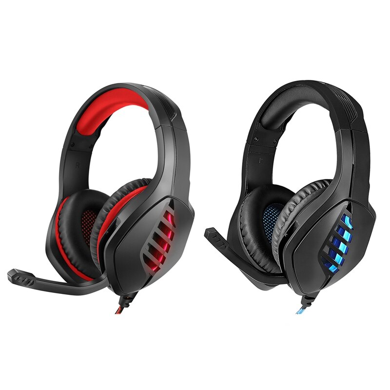 Wired Gaming Headset Headphones Desktop Computer Gaming Heavy Bass Luminous Headset