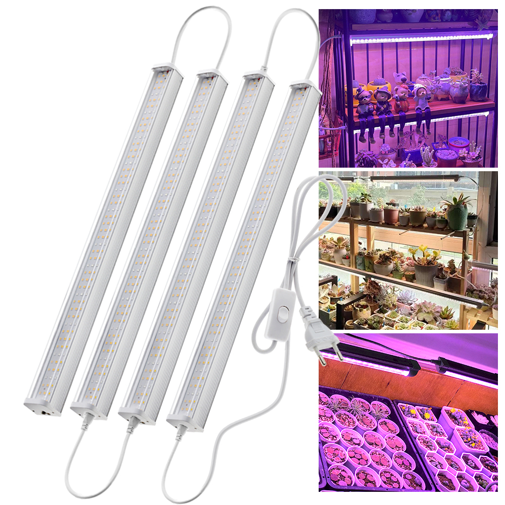 Luz LED de cultivo de espectro completo para plantas de invernadero 4000K AC100V 265V IP65 resistente al agua para flores vegetales