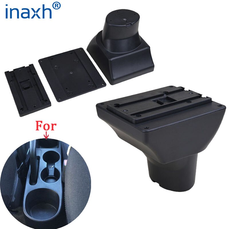 For Hyundai I20 Armrest Interior Parts special Retrofit parts Car Armrest Center Storage box with USB LED light