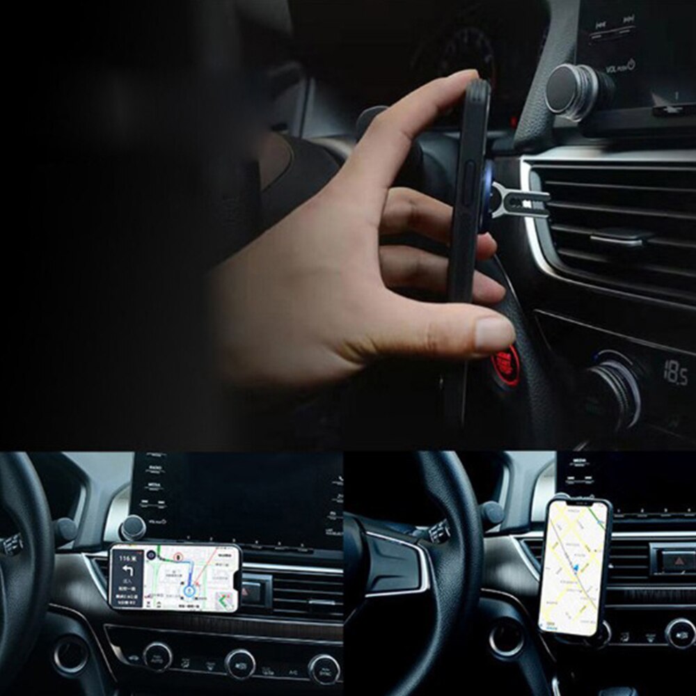 Universal 2 In 1 360 Grad Rotation Auto Air Vent Halterung Handy Finger Ring Halter