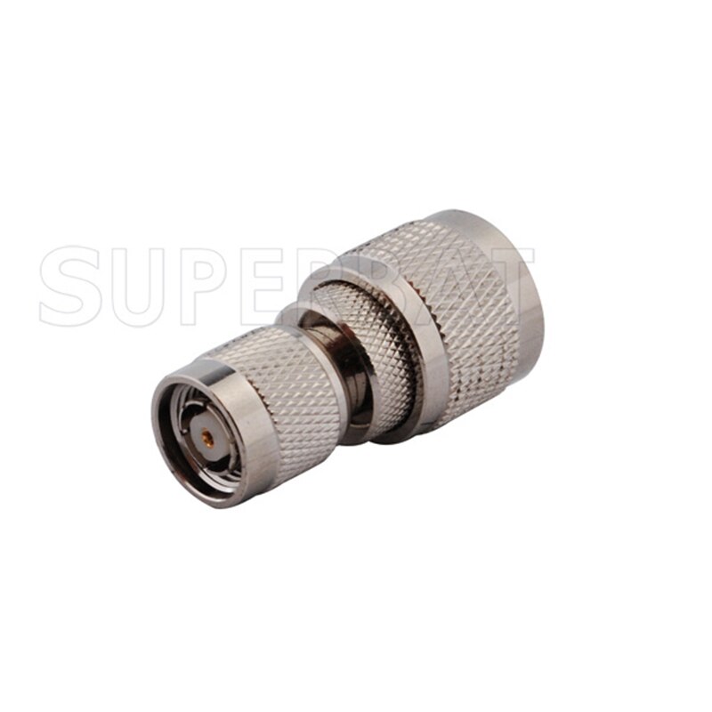 Superbat 5pcs N-TNC Adapter N Plug to RP-TNC Male(female pin) Straight RF Adapter