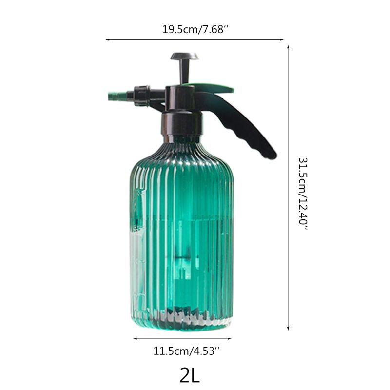 2l vattenkanna spray tryckflaska växt blomma spruta sprinkling vattenkokare trädgård multifunktionsverktyg