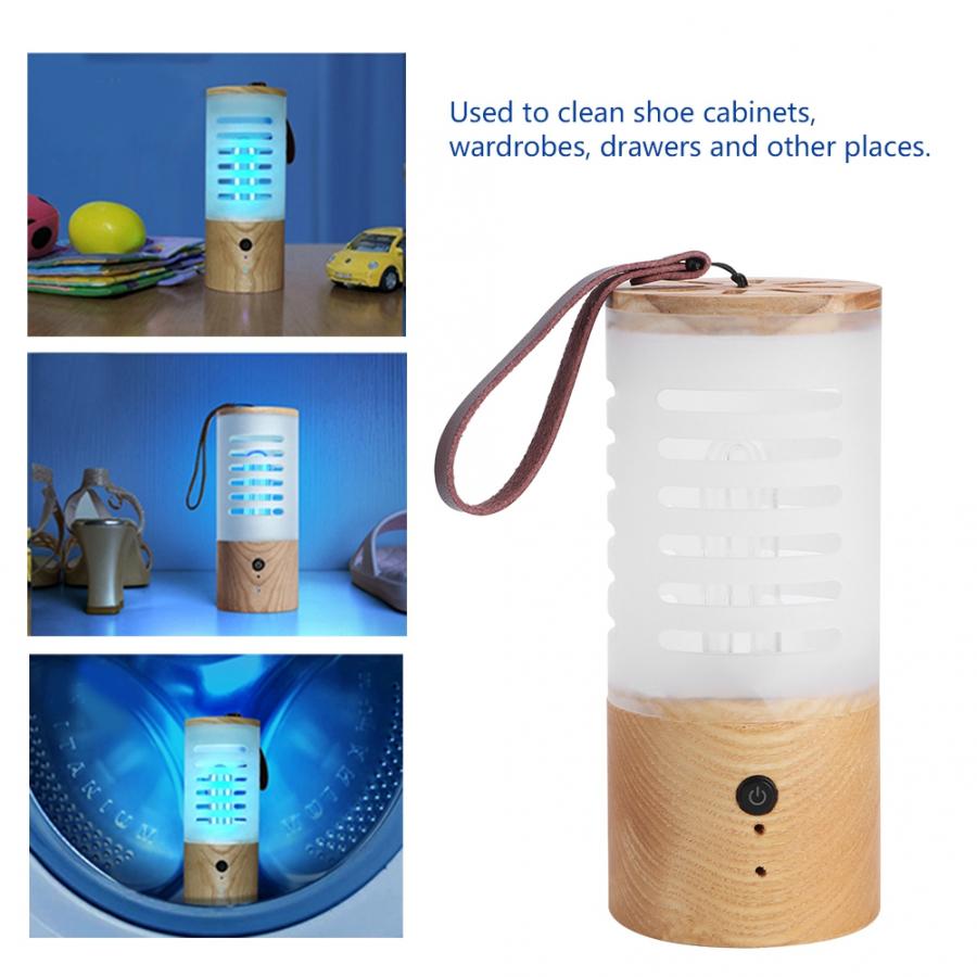 UV sterilisator Haushalt Auto Mini Tragbare Uv Lampe USB Aufladbare UV Ozon sterilisator 360-grad entfernung von milben