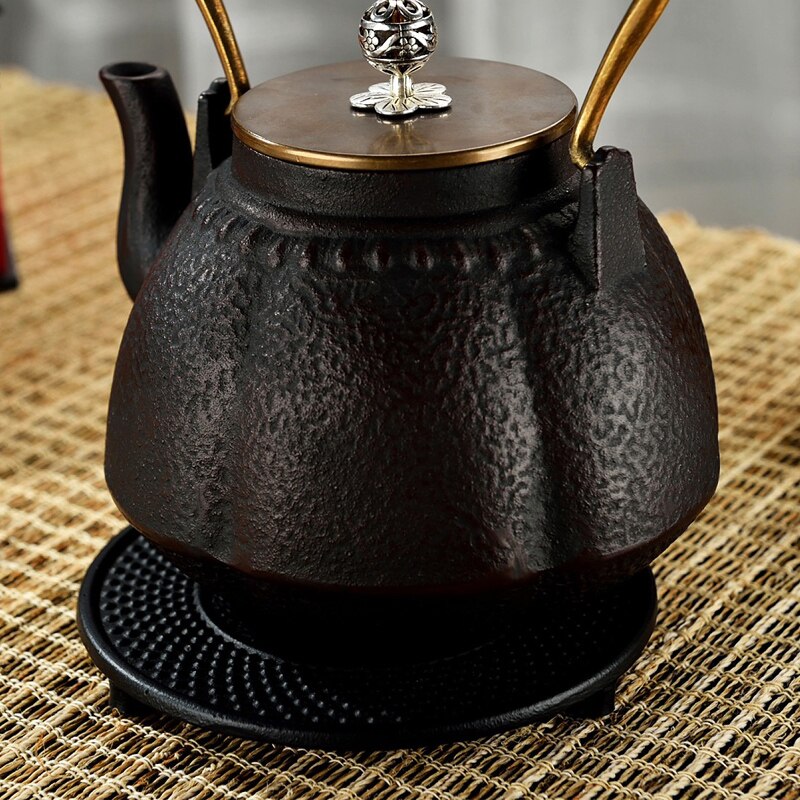 cast iron teapot holders, Tetsubin Kettle Drinkware Tools Heat Insulation Pad Dining Table Tool