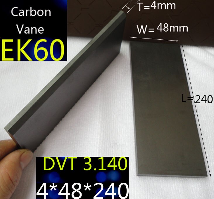 240*48*4mm graphite vane for compressor pump BECKER DVT 3.140 /pure graphite carbon vanes and rotor