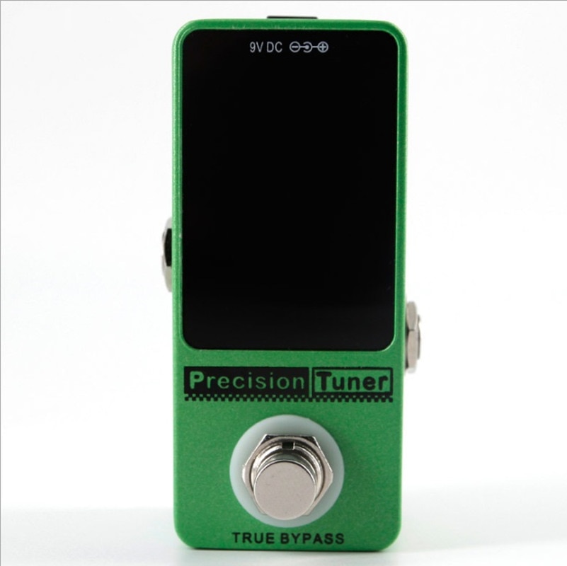 Guitar Effector Pedal Green School Chorus TUNER Tuner/Recording sound electric guitar Calibrating Device for Musical Instrument