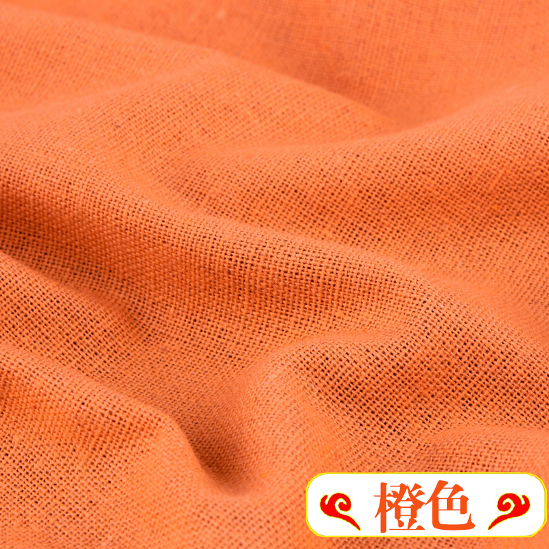 50 x 150cm enfärgat linne-bomullstyg för nålbroderi lapptäcke sömnad textilier sommarkläder ramityg: Choklad