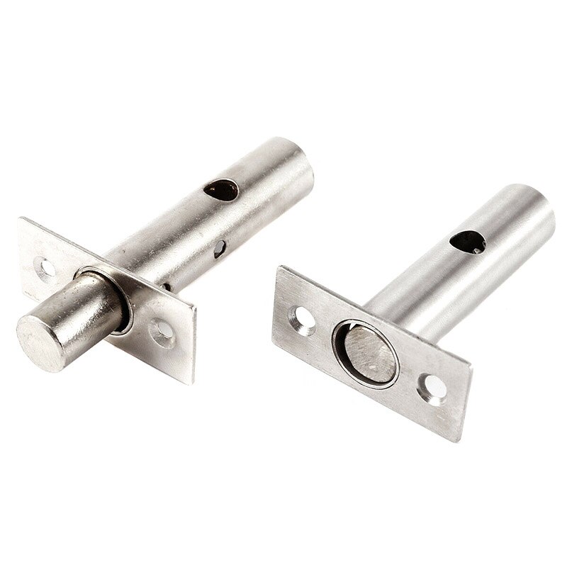 2Set Stainless Steel Security Door Bolts with Fitting Star Key Secure Strong Dead Lock LB88