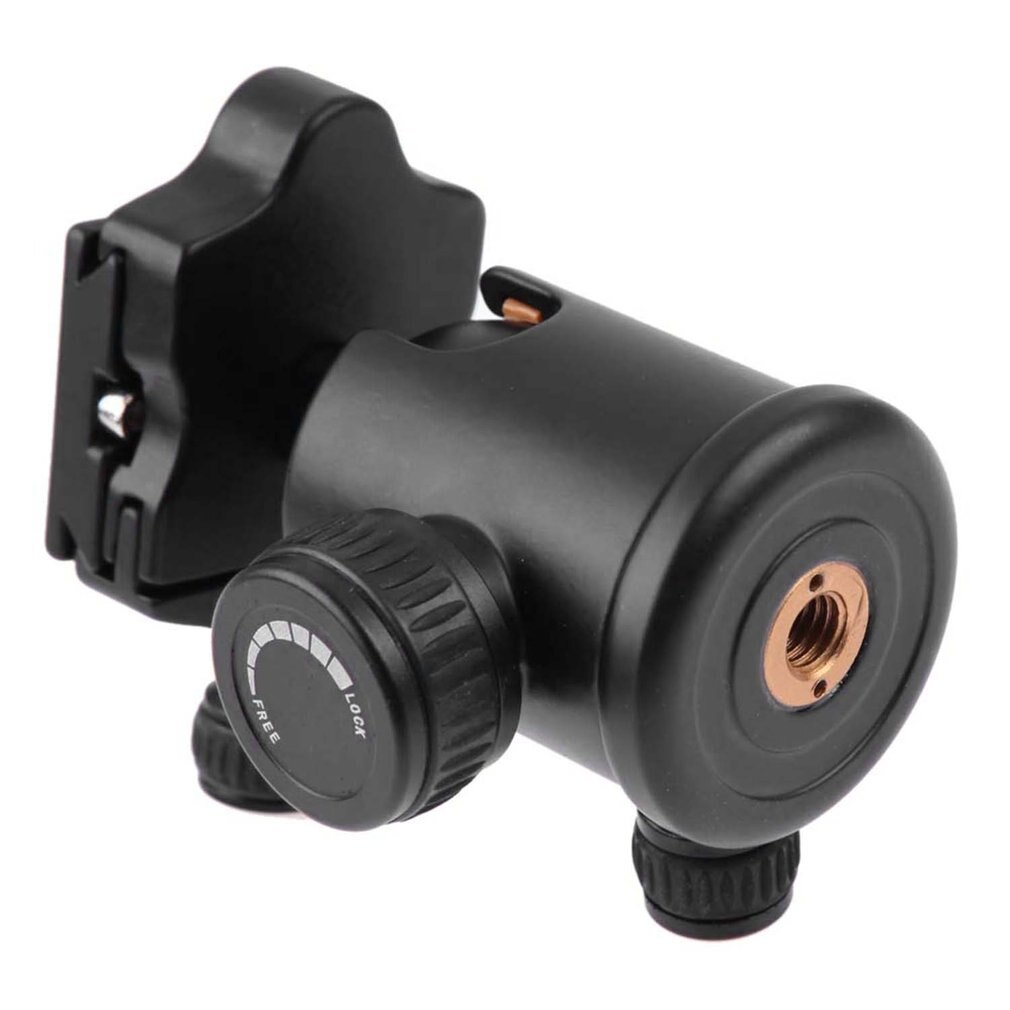 VD-02 Tripod Ball Head 360 Degree Rotating Panoramic Ballhead for Monopod Tripod DSLR Camera Aluminum Alloy