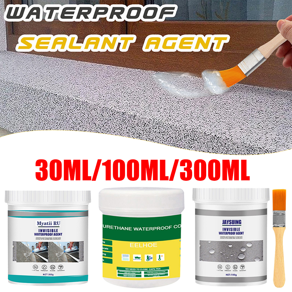 30/100/300ml vattentätt tätningsmedel transparent lim toalett läckageskyddande nanolim takreparation trasigt medel tätningsmedel reparationsverktyg
