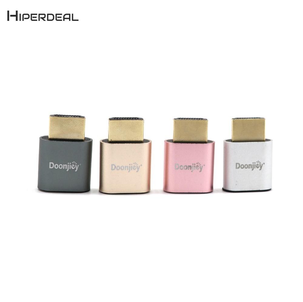 HIPERDEAL VGA Virtual Display Adapter HDMI 1.4 DDC EDID Dummy Plug Display Emulator 1920*1080 Resolution QIY10 D05