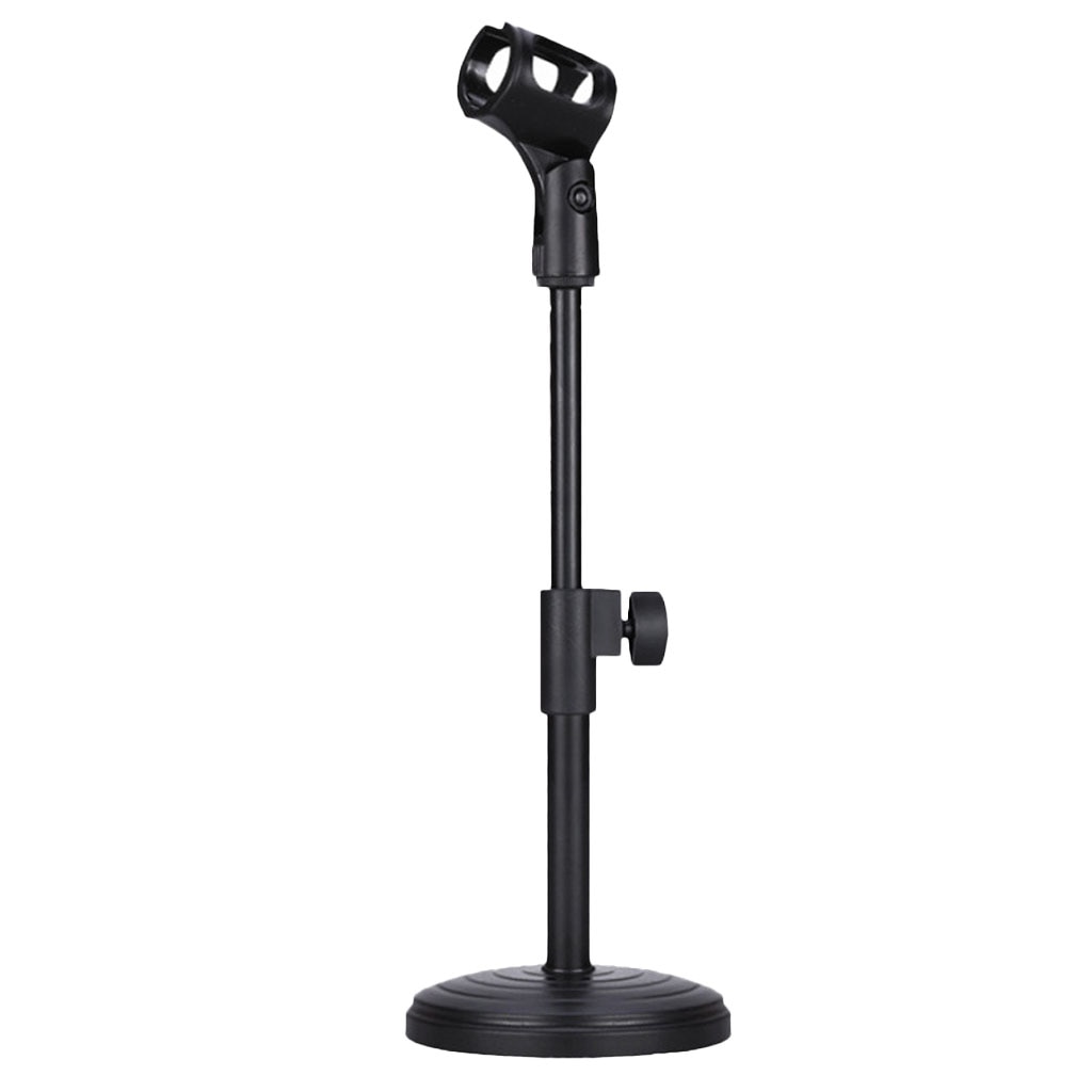 Adjustable Desk Mic Stand Desktop Tabletop Table Top Short Microphone Stand