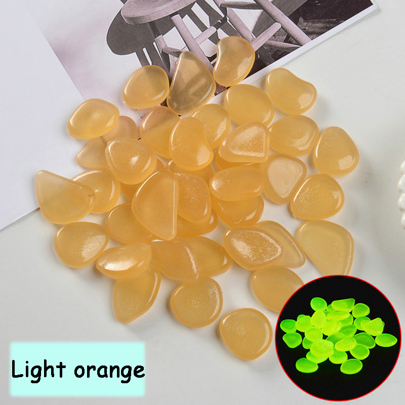 DIY Luminous Stones Glow in The Dark Garden Pebbles Rocks for Home Outdoor Walkways Fish Tank Grave Decoration Lawn Yard Pond: 7