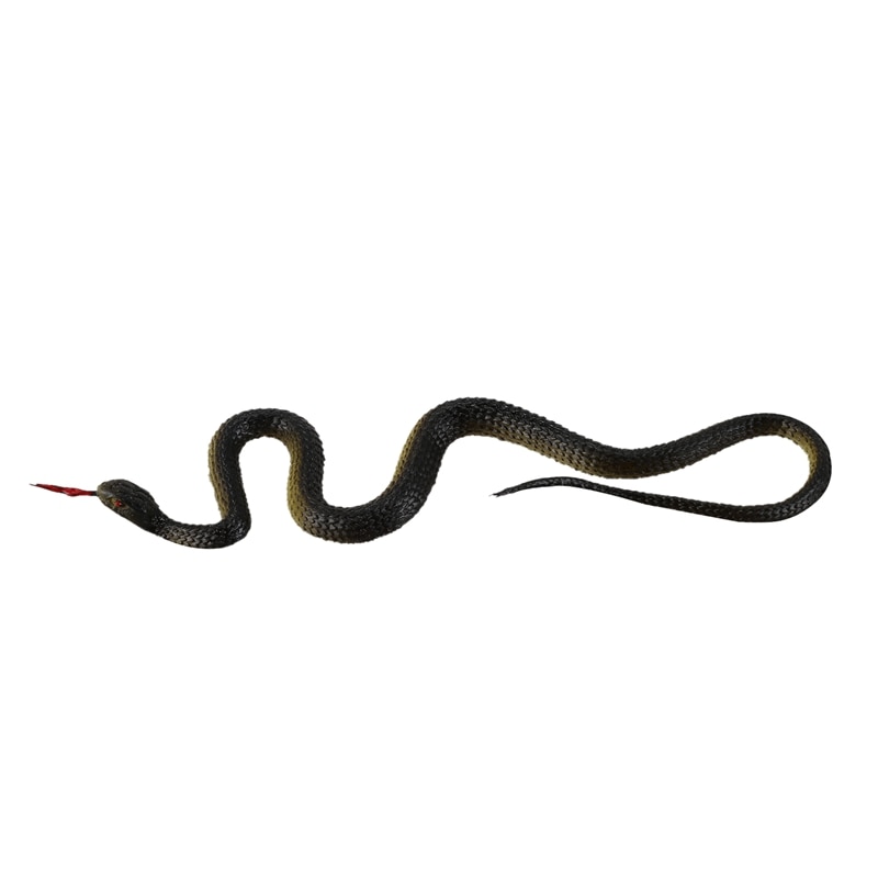 Rubber Snake Pretend Trick Toy Garden Props: Default Title
