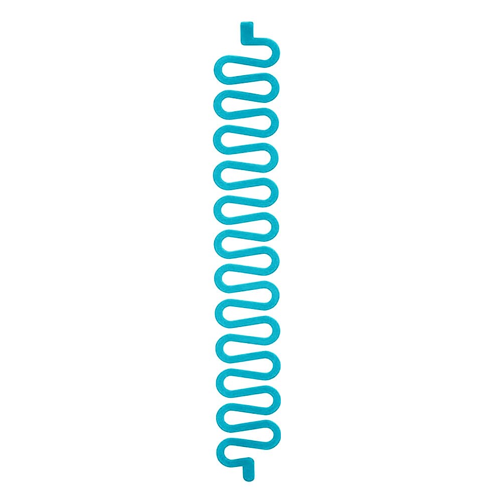 Haar vlechtroller plastic dame frans haar vlechtgereedschap haar twist vlechtapparaat diy accessoire salon vrouwen vlechtapparaat: Blauw