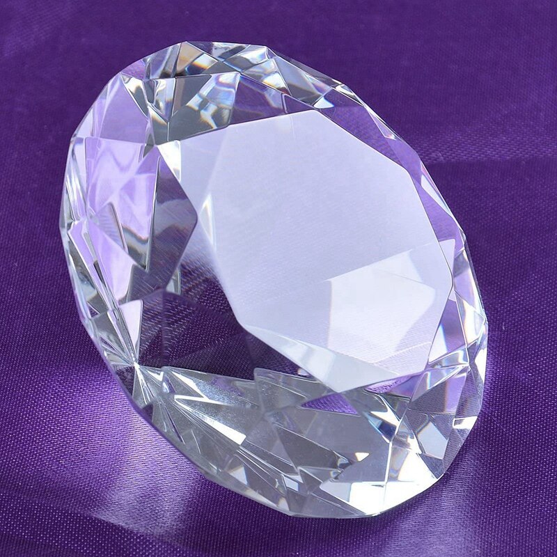 100Mm K9 Kristal Diamant Presse-papier Fonkelende Vormige Centerpieces Decoraties Schat Gems Jewel Presse-papier