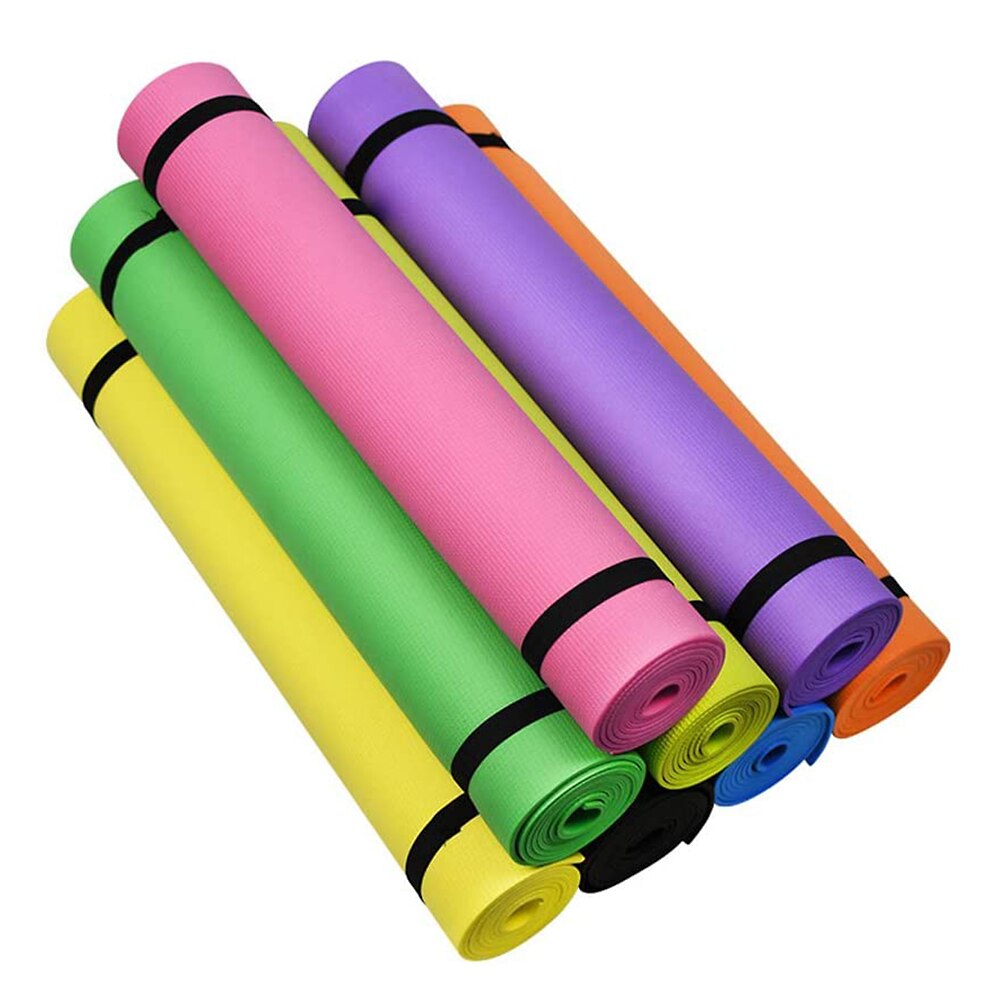 All Purpose Non-Slip Gymnastic Pilates Exercise Mat Thickness EVA Yoga Mat Exerciser Equipments Gym Training