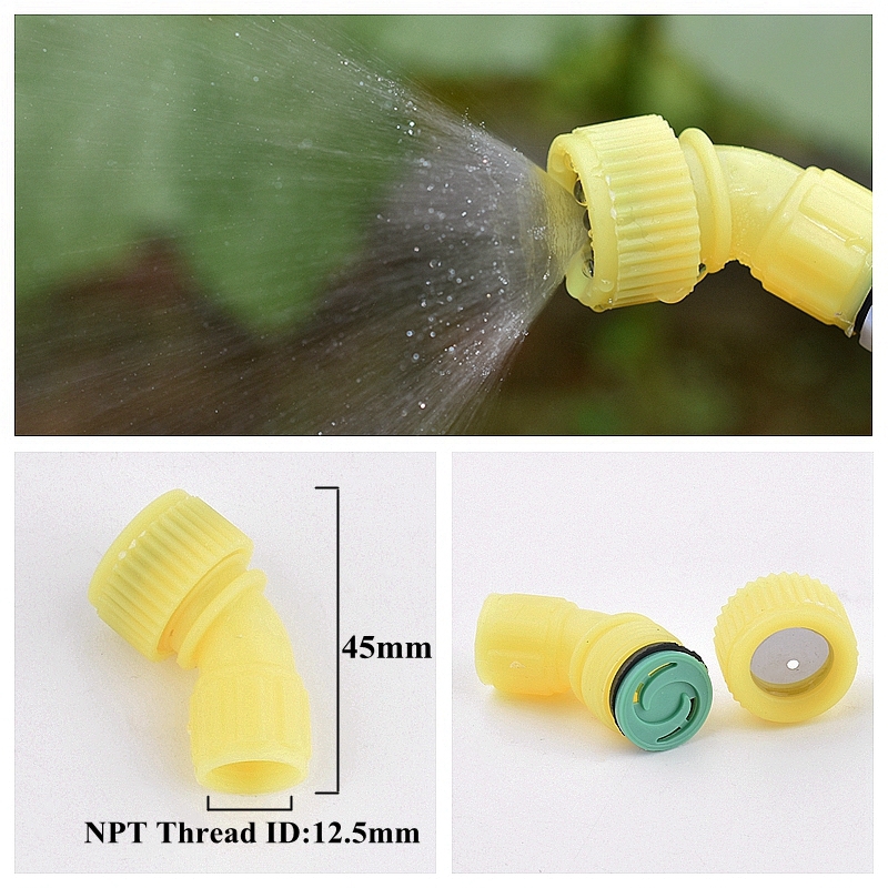 2 Stuks Landbouw Verstelbare Sproeimodus Verstuifspuit Mondstuk Tuin Gazon Irrigatie Handdruk Pesticide Spuitmond Spuitmond: Rood