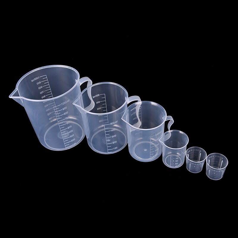 Norpro Plastic 20/30/50/300/500/1000ML Cup Measuring Pitcher Tool With Handle And Pour Spout