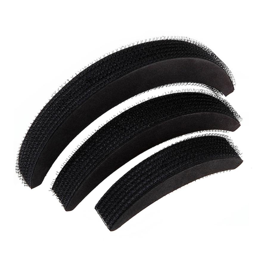 3Pcs Haar Volume Verhogen Puff Spons Pad Bump Up Insert Base Diy Updo Styling Halloween A16