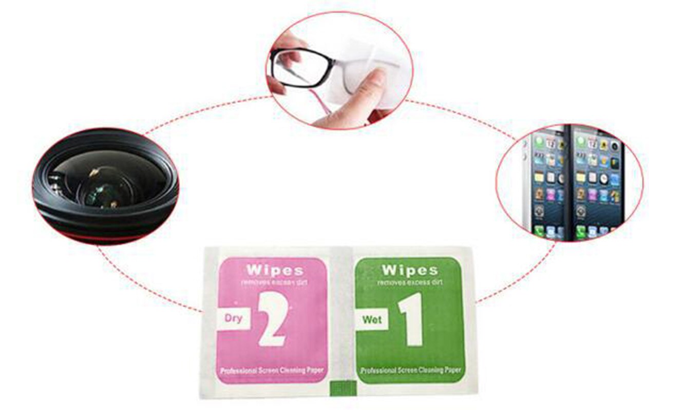 Film Cleaning Kit Including 1 Dust Removal Sticker And 2 Wet-Dry Pack For Films No Longer Dirty For All The Film Cleaning kit