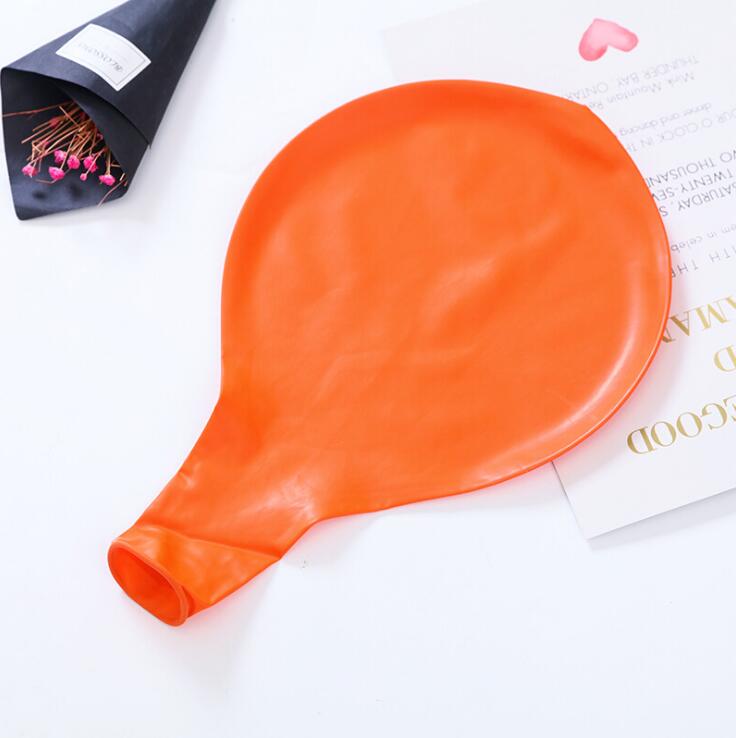 1pcs 36 inch Colorful Big Latex Balloons Ball Helium Inflable For Birthday Wedding Party Decoration Kids Giant Baloon: Orange