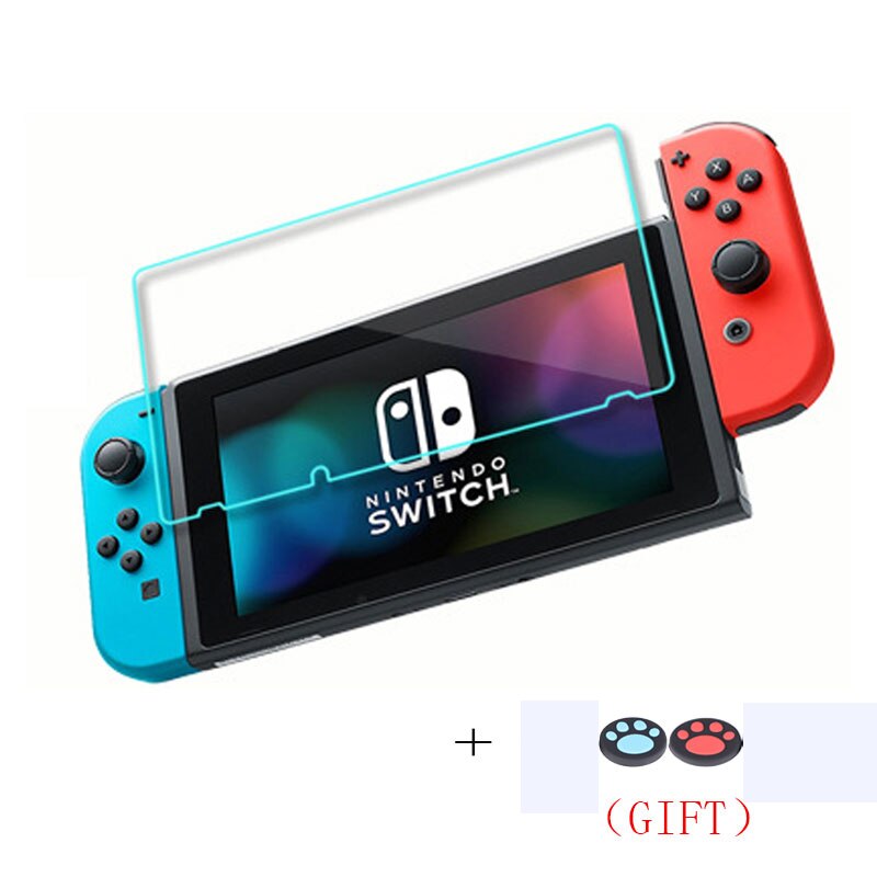 9 in 1 per gioco nintendo switch Kit accessori nintedo con impugnature per volante custodia in Silicone nitendo swich Joy-con: glass protector