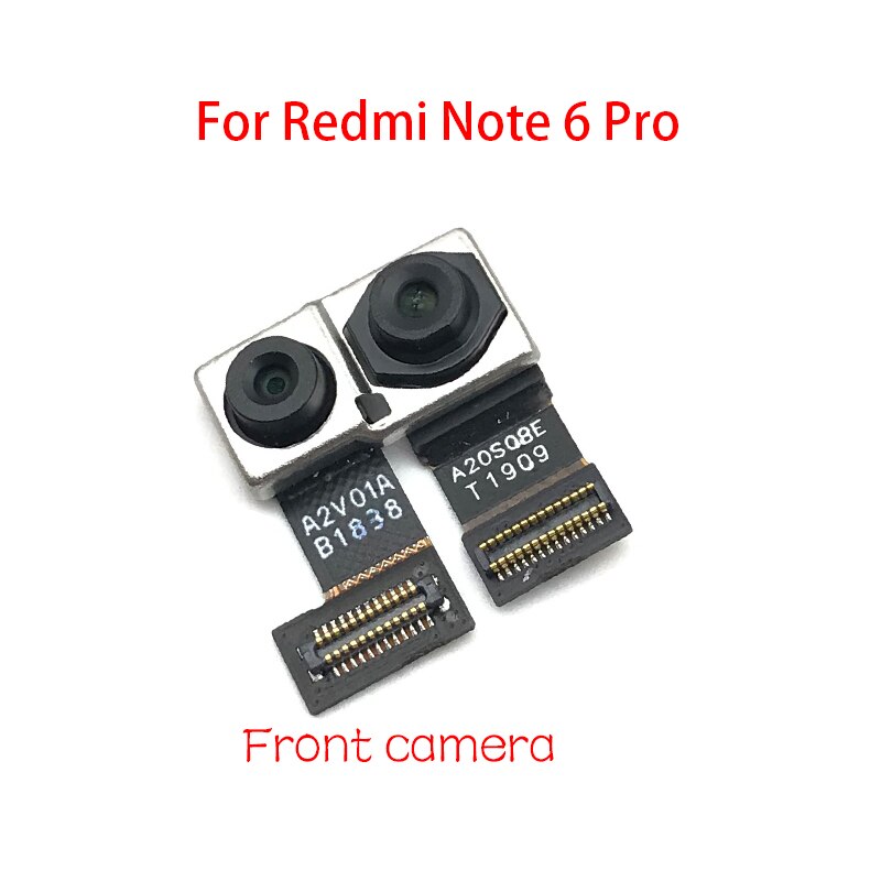 Terug Rear Camera Module Flex Kabel + Front-Facing Camera Vervanging Voor Xiaomi Redmi Note 6 7 Pro: For 6ProFrontCamera