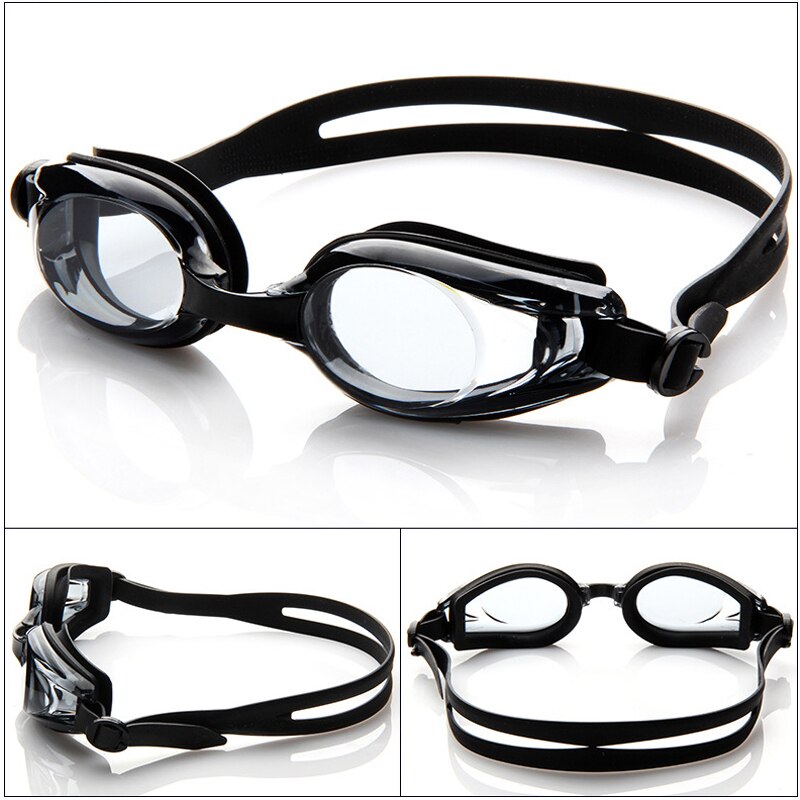 Myopia Nearsighted Corrective Prescription Swimming Goggles (-1.5 to -8.0 Diopters) with Anti Fog and UV Protection Lenses
