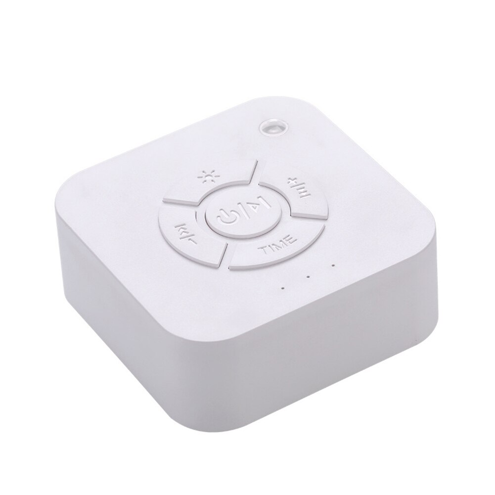 Led Breathing Light Timer Relaxing Sounds Sleep Machine Mini USB Charging Insomniac Music Aid White Noise Baby Home Adults