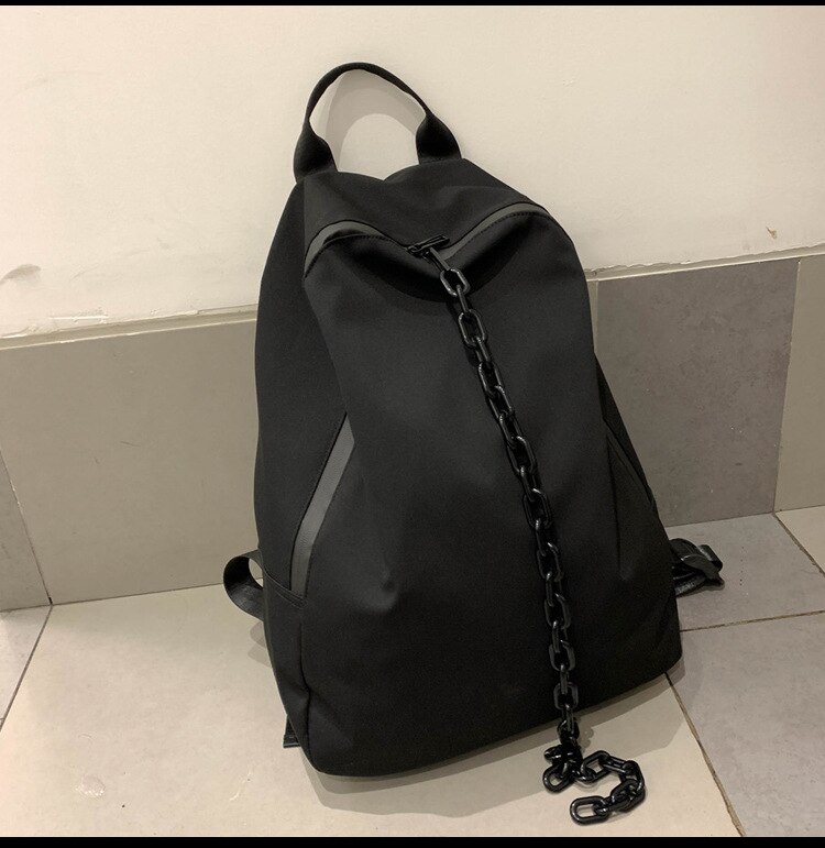 Punk Style Zipper Canvas Backpacks Large Size tTravel Bags Laptop Backpacks Casual School Bags lxg19