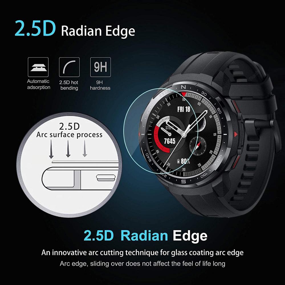 For honor watch gs pro hærdet glas skærmbeskytter filmbeskytter til huawei honor watch gs pro smart armbånd beskyttelsesfilm