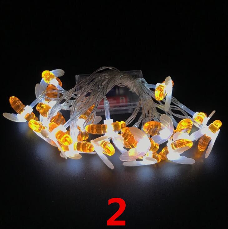 Guirnalda de luces LED lámpara romántica decorativa de noche: 2