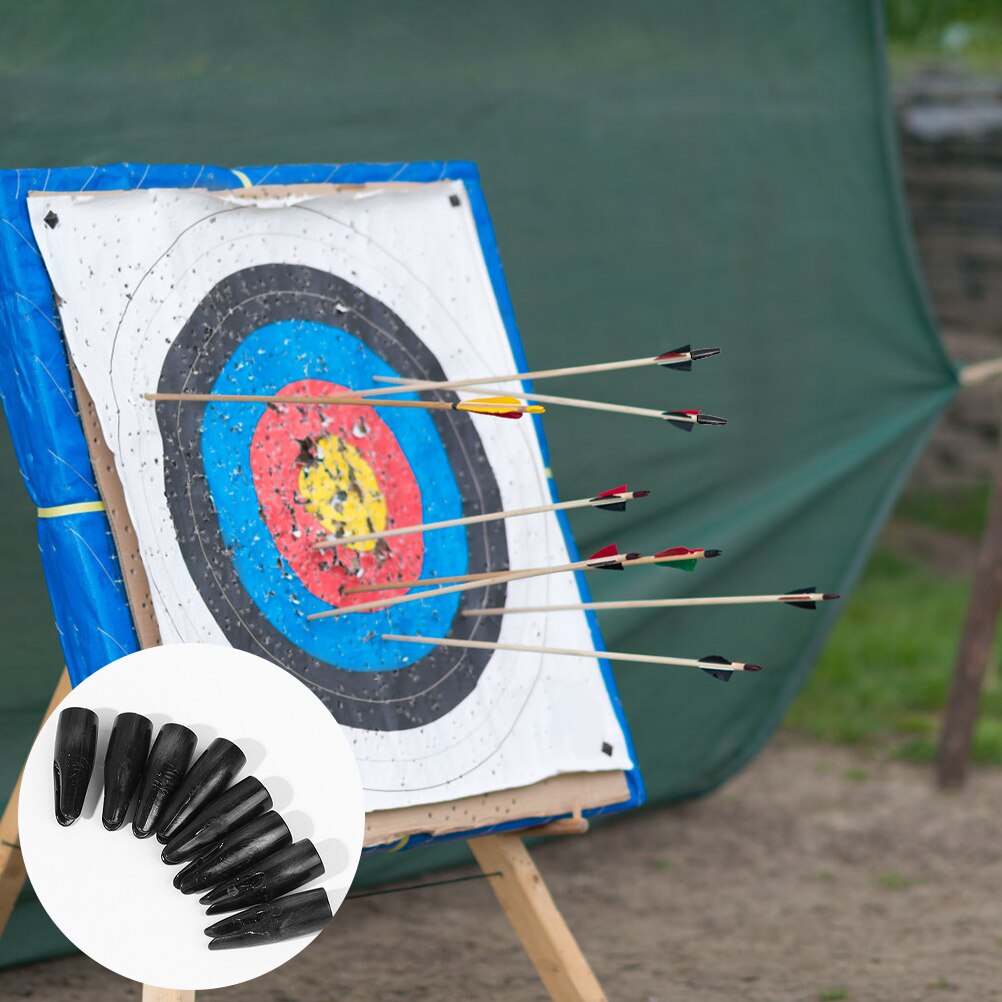 50pcs Arrow Tail Protectors Durable Arrow Tail Covers Arrow Nock for Outdoor Archery Protection