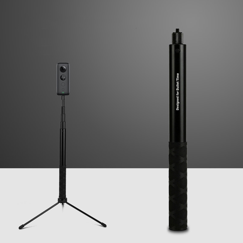 Selbstauslöser-rahmenbewegung, panorama-kamera-drehverlängerung, teleskopstange für insta 360 und one x