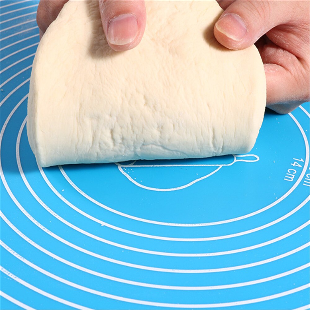 Silicone Mat Thicken Silicone Baking Mat Dough Mat Cake Mat Pizza Pastry Mat for Baking Cake Board Silicone Mats for Cake Tools