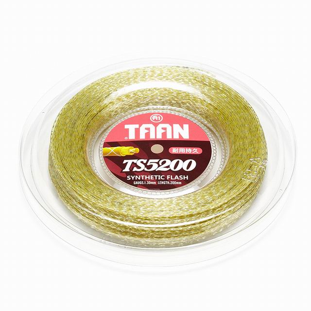 100% Authentieke Taan TS-5200 Tennis String Reel String 100% Origianl/Tennis String/Tennisracket: YELLOW