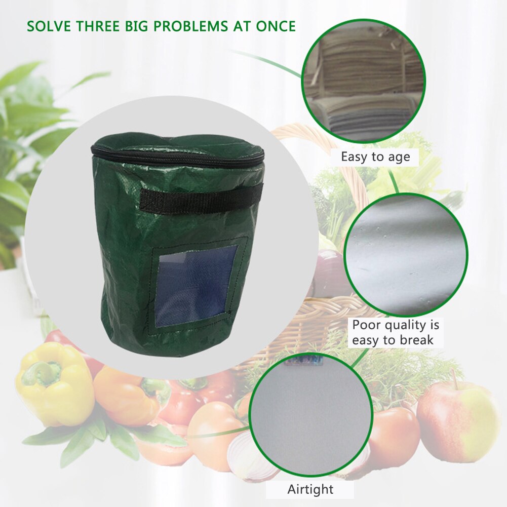 Sac de fumier PE sac de Compost horticole sac de Culture de sol nutritif bac de Compost de jardin pour la croissance de légumes de fruits de thé