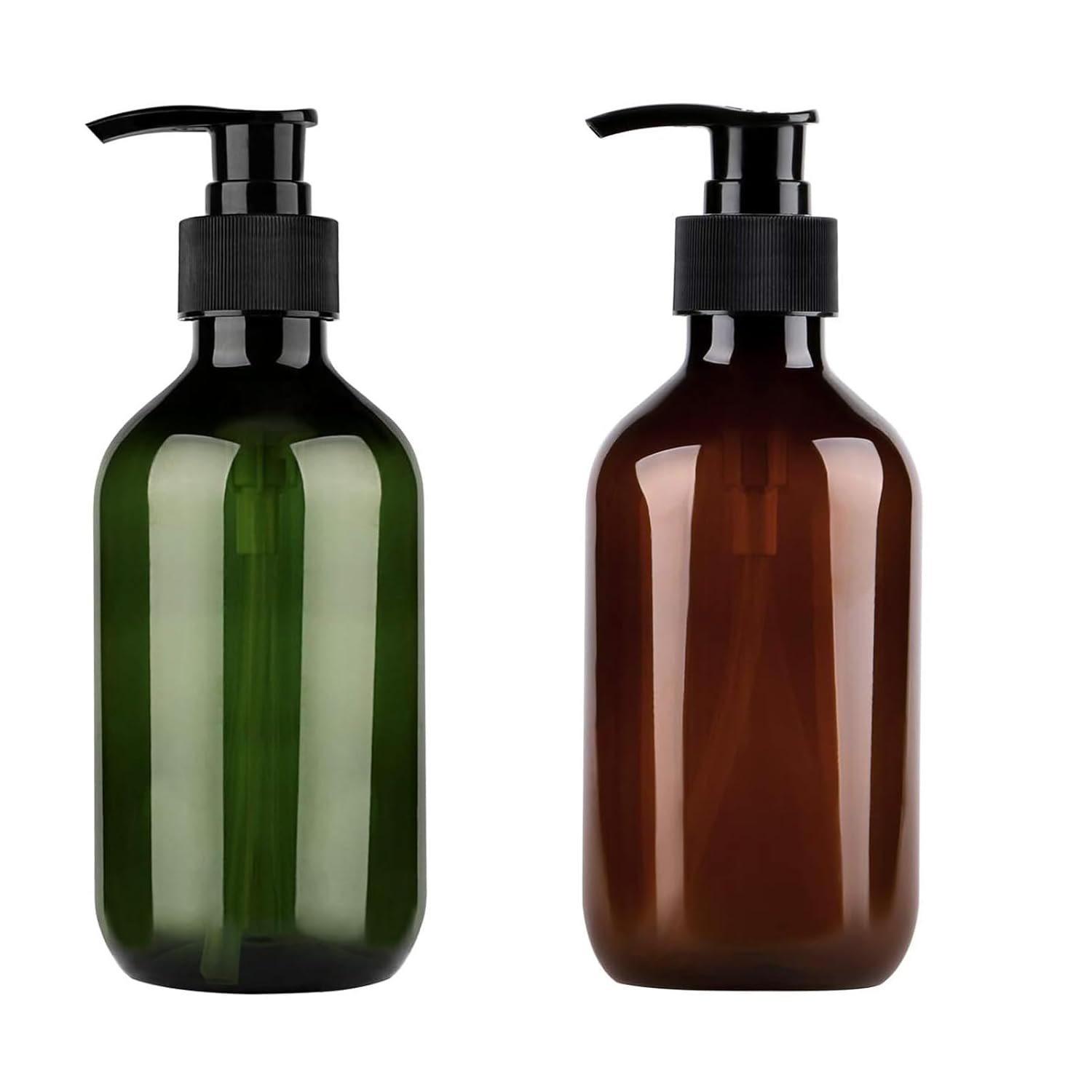 Pompflesdispenser, 300/500ml lege plastic douche-dispenser, navulbare zeep- en shampoopompdispenser, containers