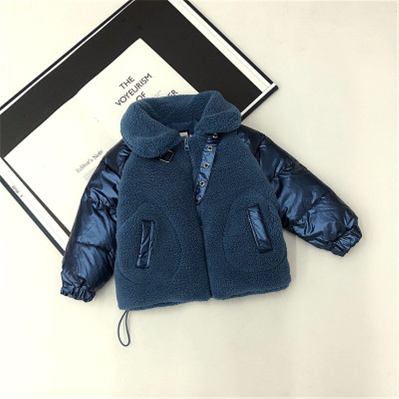 Thick Warm Parkas Baby Kids Jacket Children Fleece Coat For Girl Casual Jacket Coat Waterproof Boy Jacket Outerwear Boys Parka