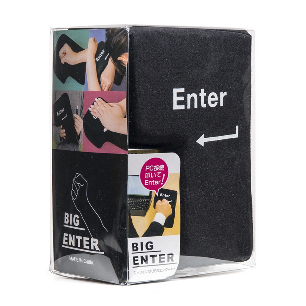 Usb Enter-toets Kussens Computer Elke Knop Zachte Dutje Kussen Kantoor Stress Verlichten Enter-toets Vent Kussen Zachte Knop