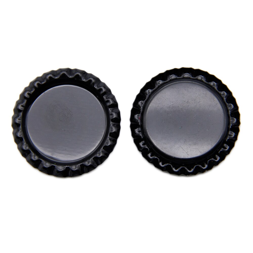 25Pcs Geometrische Patronen Ronde Vorm Fles Cap, DIY Handgemaakte Materialen Voor Maken Projecten, 25Yc2156: 1012897024