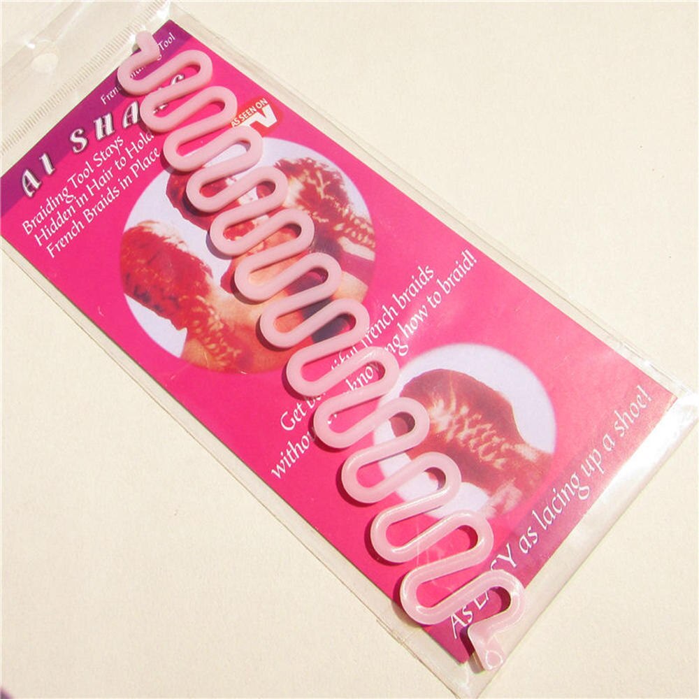 Horquilla mágica de moño para peinado para mujer, horquillas con cabeza de albóndiga, Clip de goma, accesorios para el cabello, herramienta de trenzado de cabello: Pink