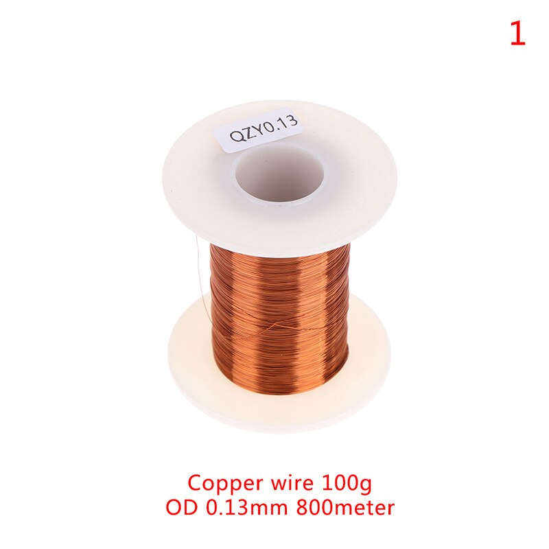 0.13mm to 1.25mm copper wire Magnet Wire Enameled Winding wire Coil Wire 100g: A1