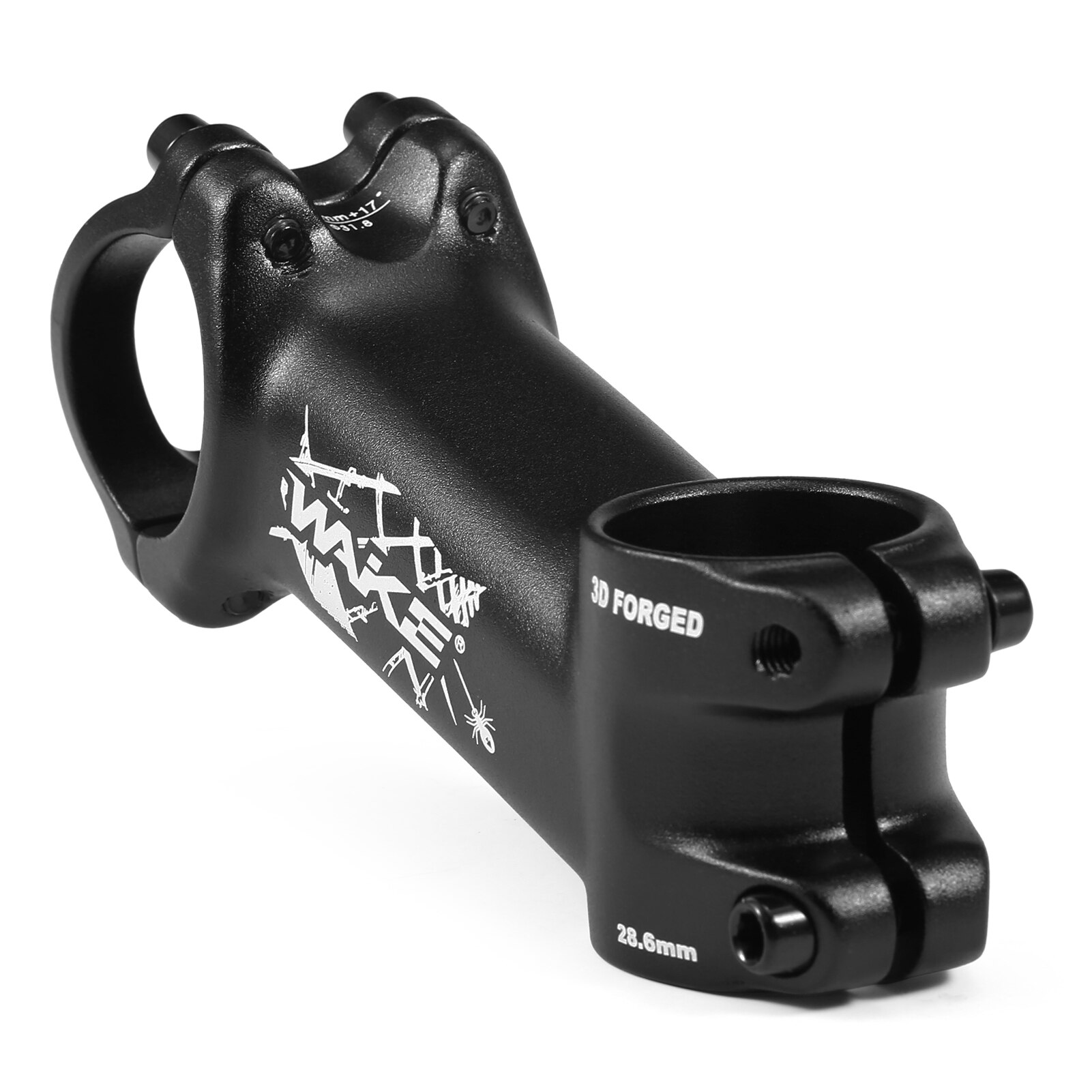 WAKE A001 17 Degree Ultralight Bicycle Stem MTB Road Bike Stem 31.8mm Mountain bike Stem Handlebar Stem 70/80/90/100/110mm