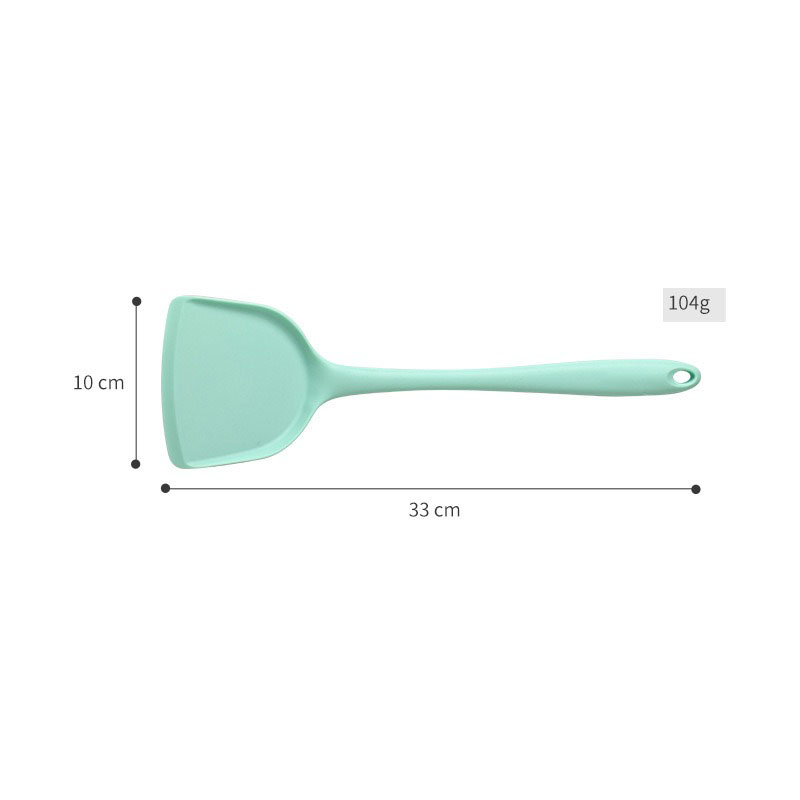 Cuchara y cuchara resistentes al calor, colador de giro, utensilios de cocina rosas, utensilios de silicona, 1 pieza aptos para lavavajillas, producto: Blue Turner
