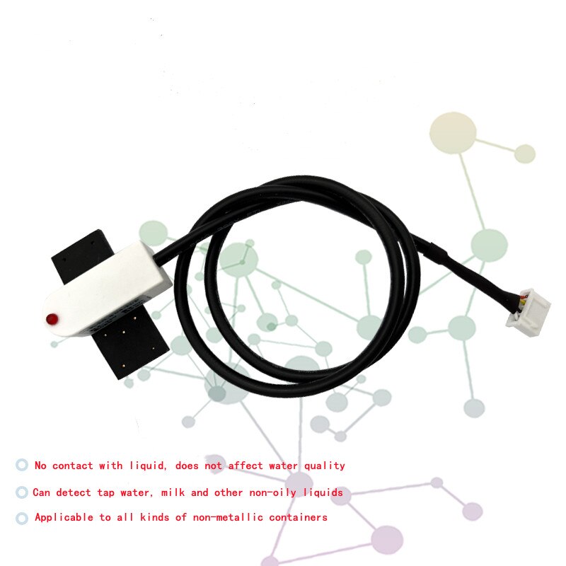 Non-contact liquid level gauge sensor externally attached pipeline water level sensor liquid level detection switch 5-25V