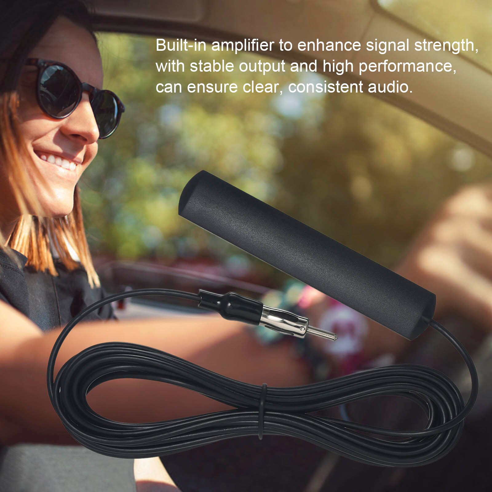 Autoradio verborgen versterker antenne signaalversterker 3 meter lengte auto elektronische stereo fm radio versterker antenne antenne